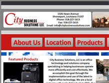 Tablet Screenshot of citybusinesssolutions.com